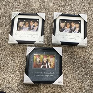 Bundle of 3 New NewView shadow box phot frames